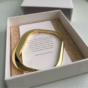 Jenny Bird 14k Gold Plated Cushion Bracelet